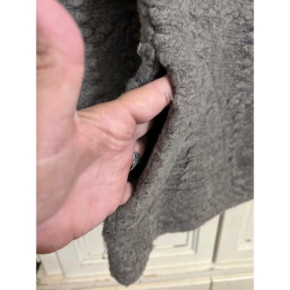 Prana size medium wool blend cowl neck sweater with pockets - Picture 4 of 6
